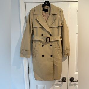 J. Crew Classic Tan Trench Coat